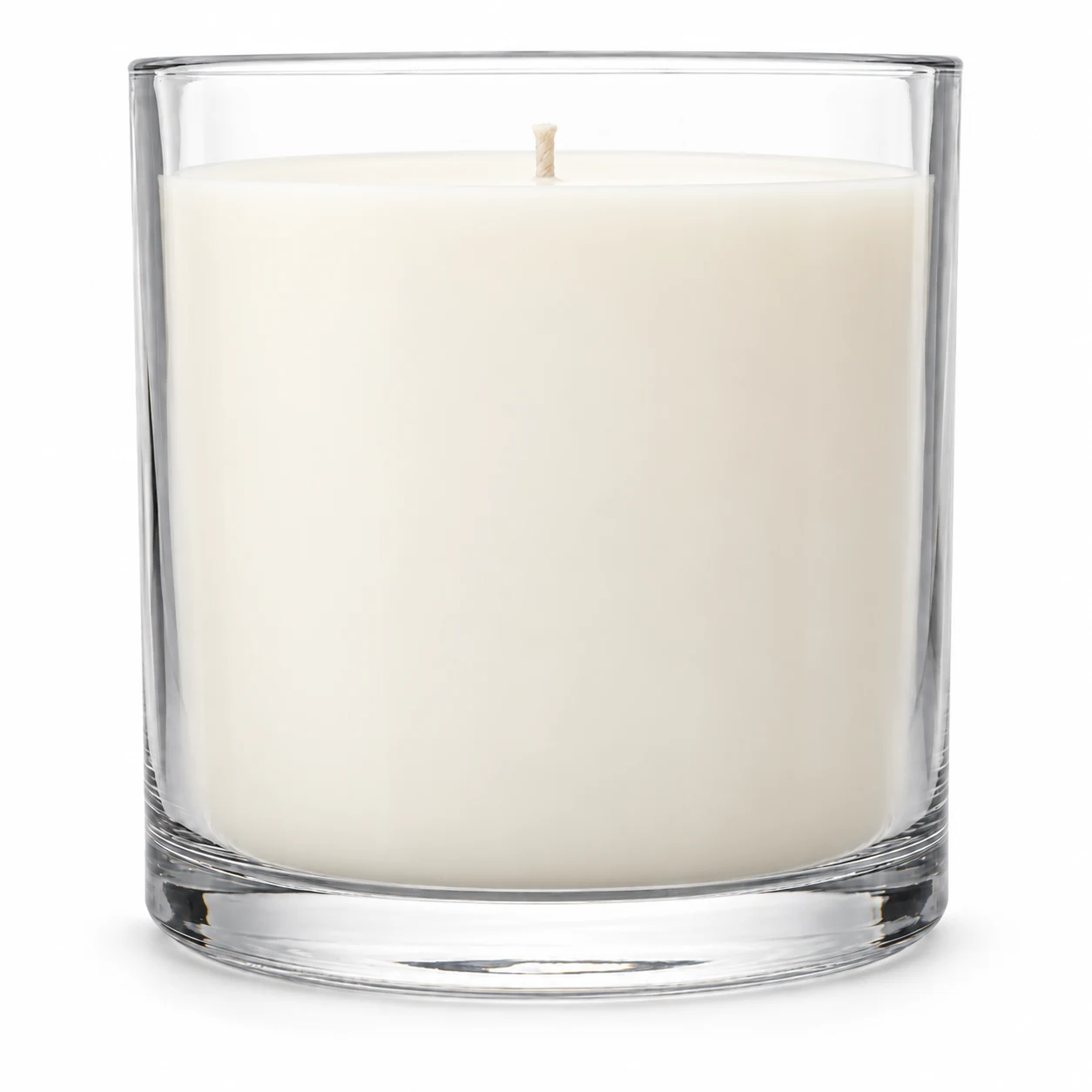 1950ml Straight-Sided Glass Candle Jar (VSS-CJ-019) — clear wax