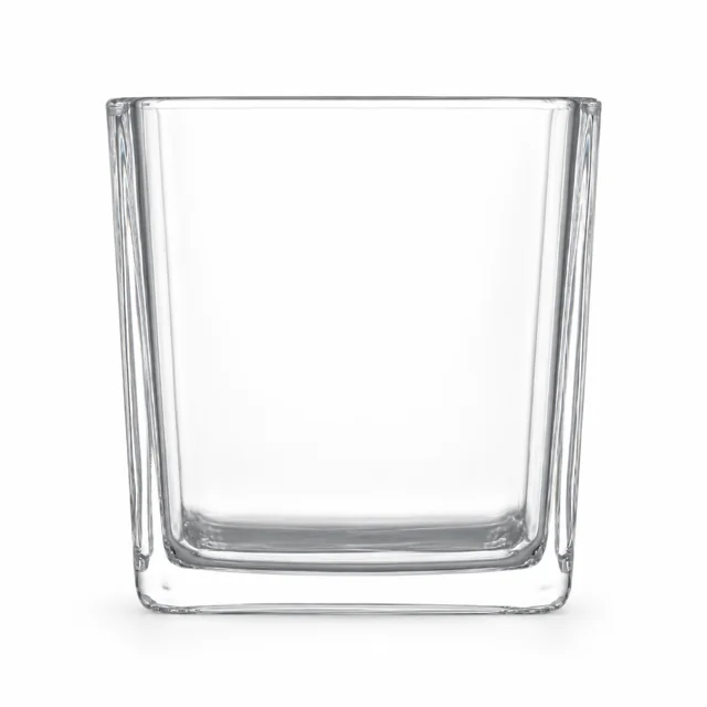 300ml Square Glass Candle Jar (VSS-CJ-020) — clear