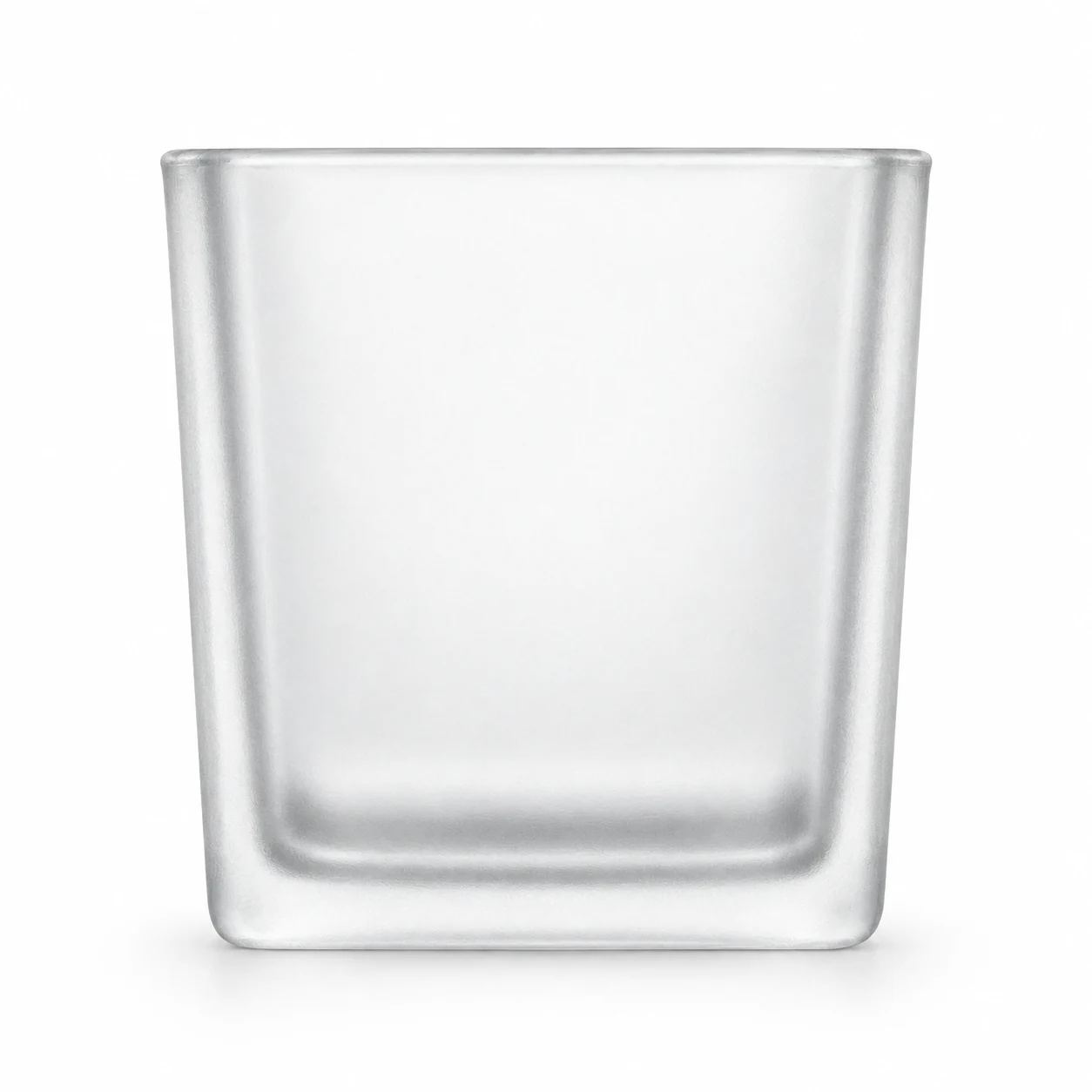 300ml Square Glass Candle Jar (VSS-CJ-020) — frosted