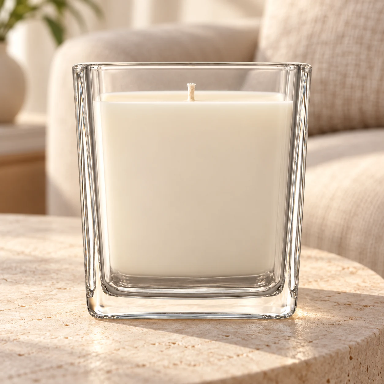 300ml Square Glass Candle Jar (VSS-CJ-020) — lifestyle