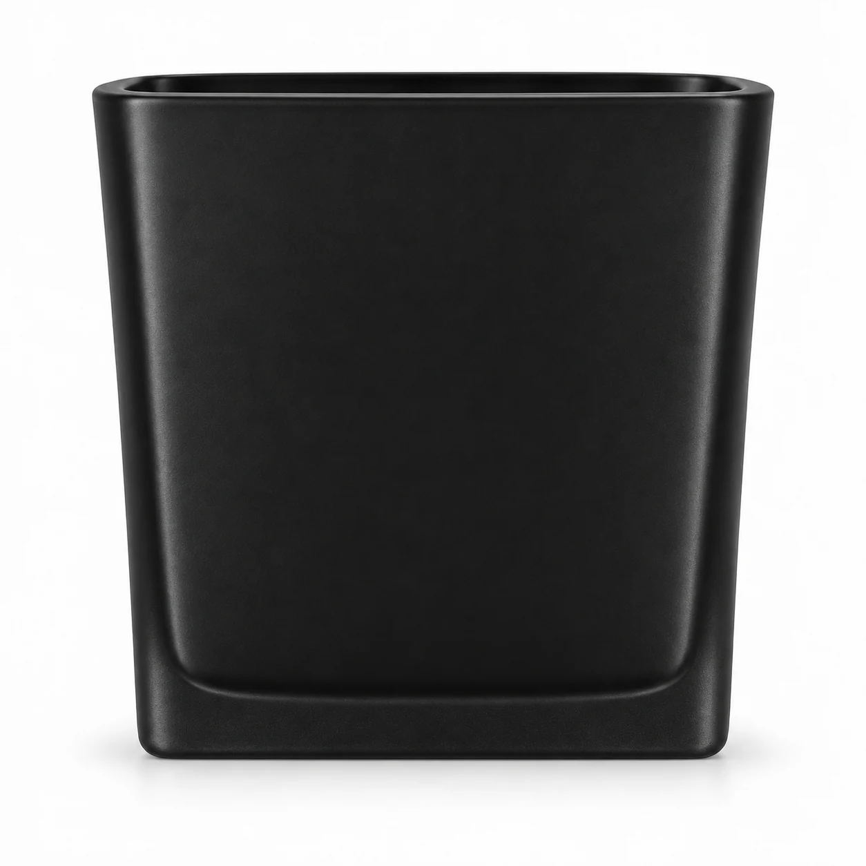 640ml Square Glass Candle Jar (VSS-CJ-021) — black