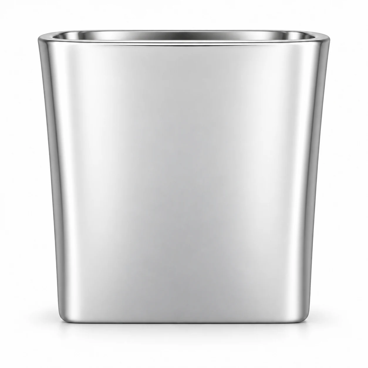640ml Square Glass Candle Jar (VSS-CJ-021) — silver
