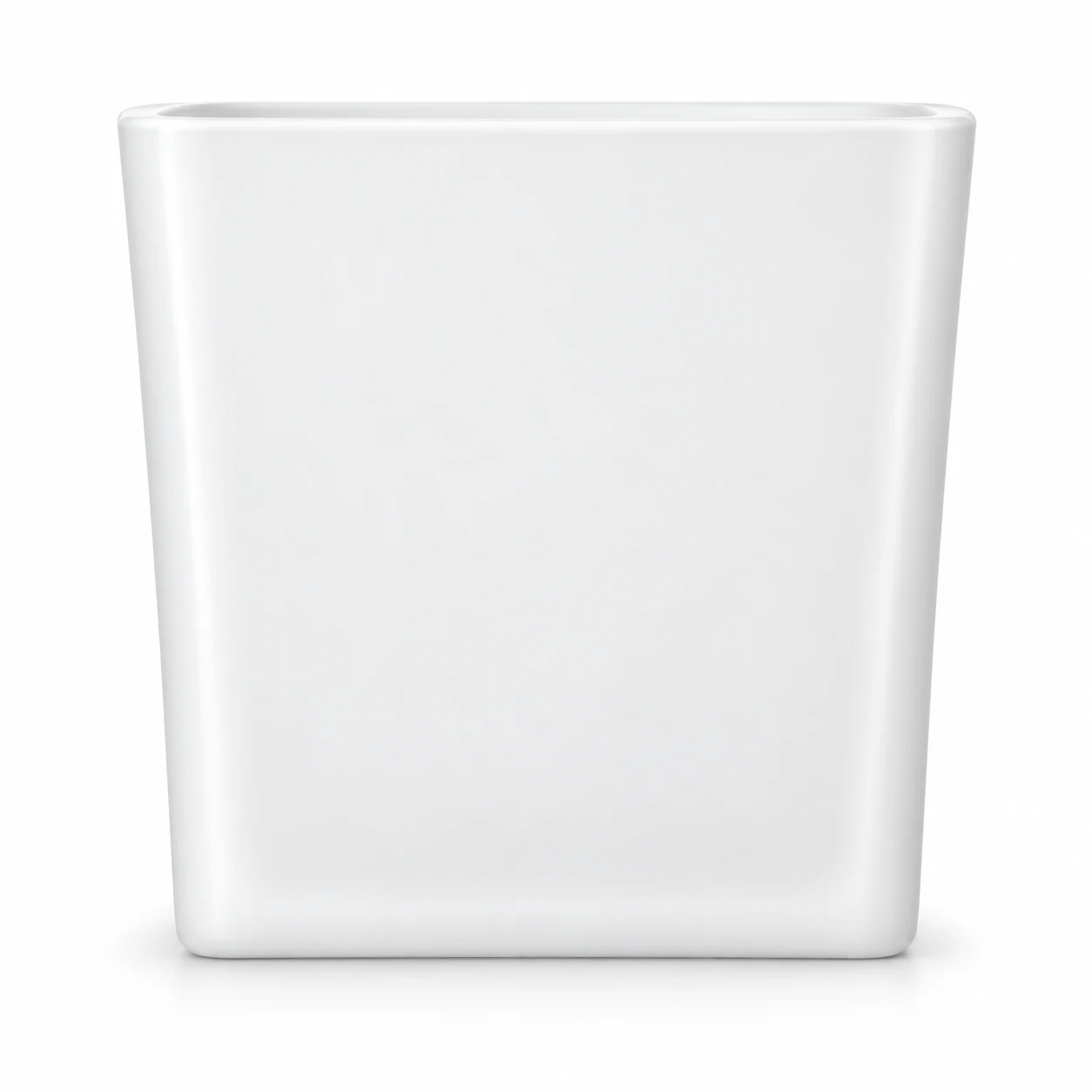 640ml Square Glass Candle Jar (VSS-CJ-021) — matte white