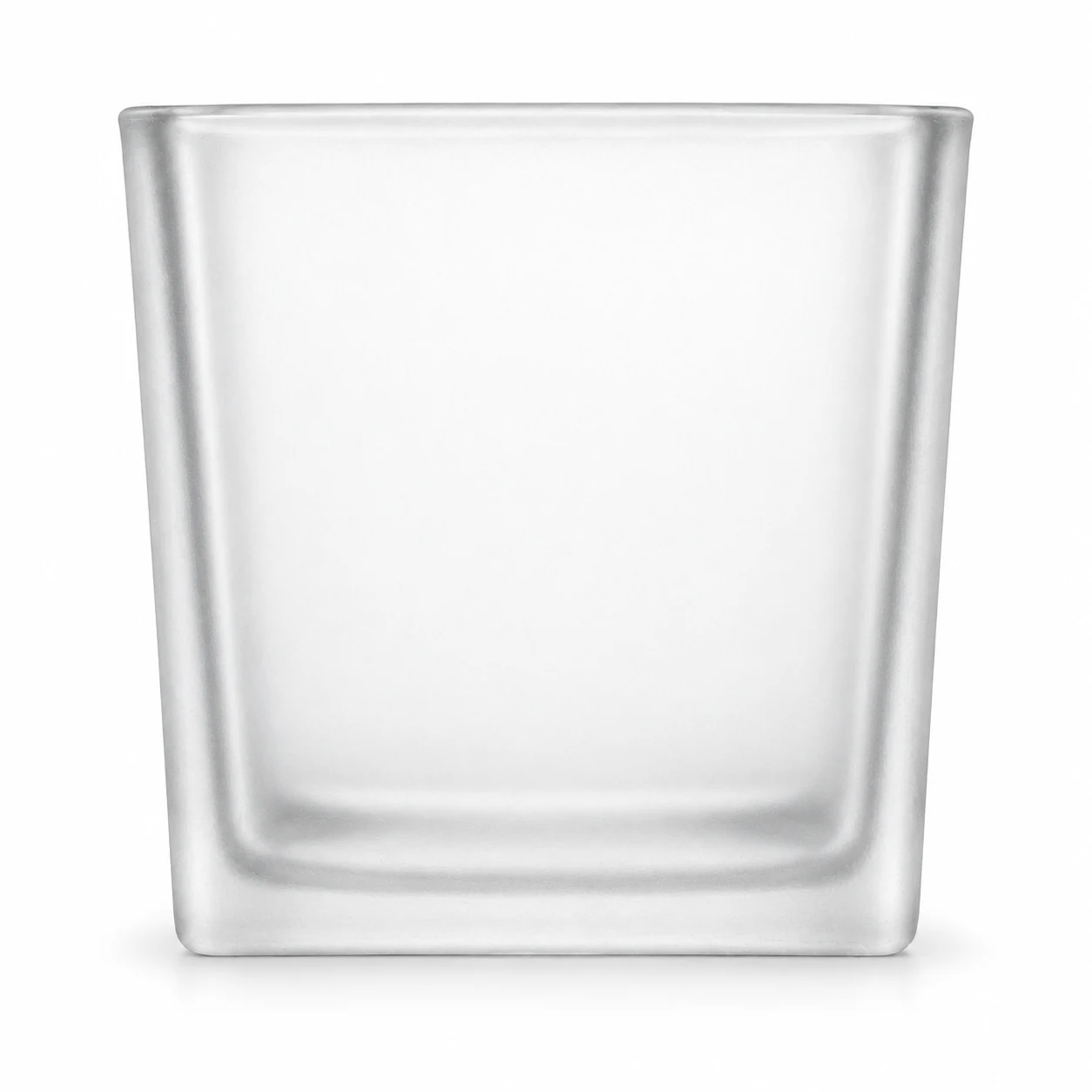 640ml Square Glass Candle Jar (VSS-CJ-021) — frosted