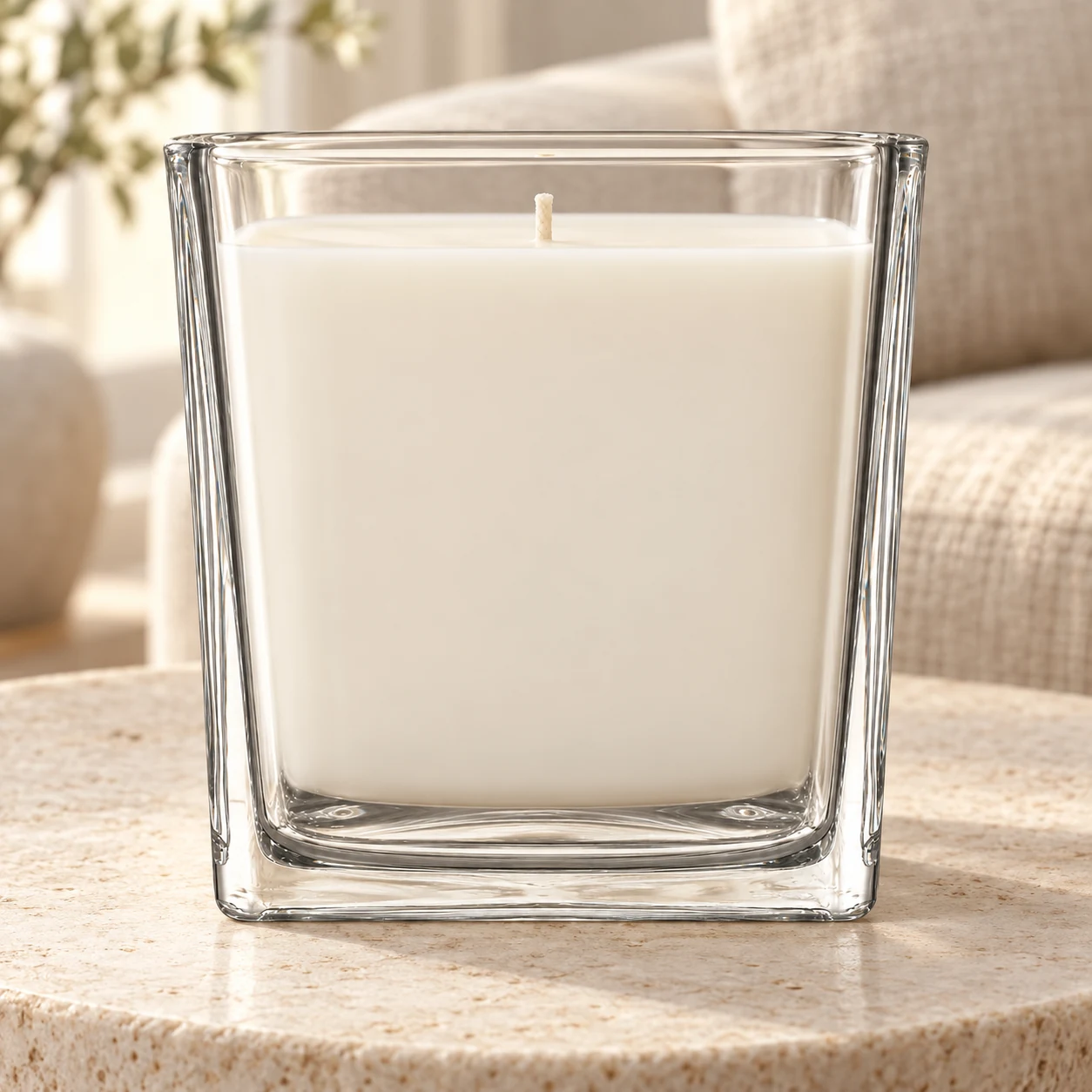 640ml Square Glass Candle Jar (VSS-CJ-021) — lifestyle