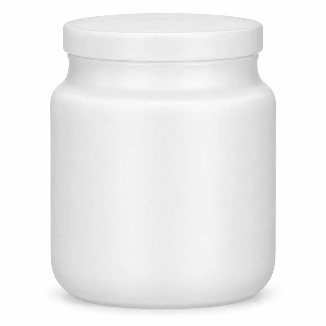 450ml Rounded Glass Candle Jar with Lid (VSS-CJ-029) — white