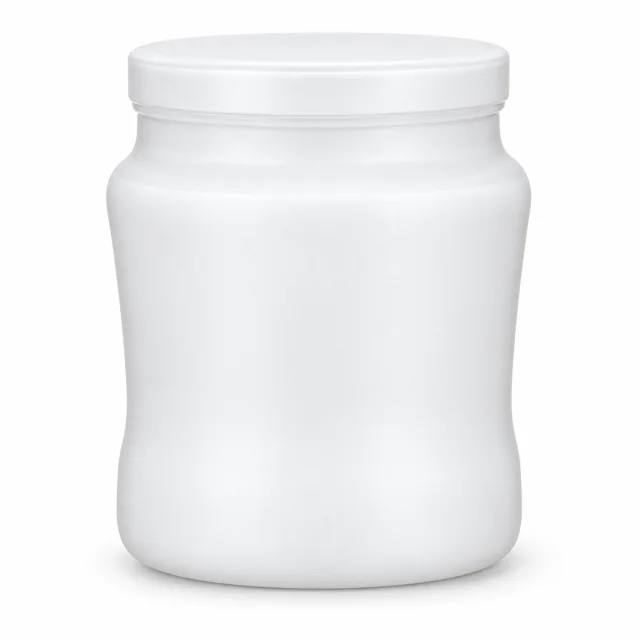 450ml Rounded Glass Candle Jar with Lid (VSS-CJ-030) — matte white