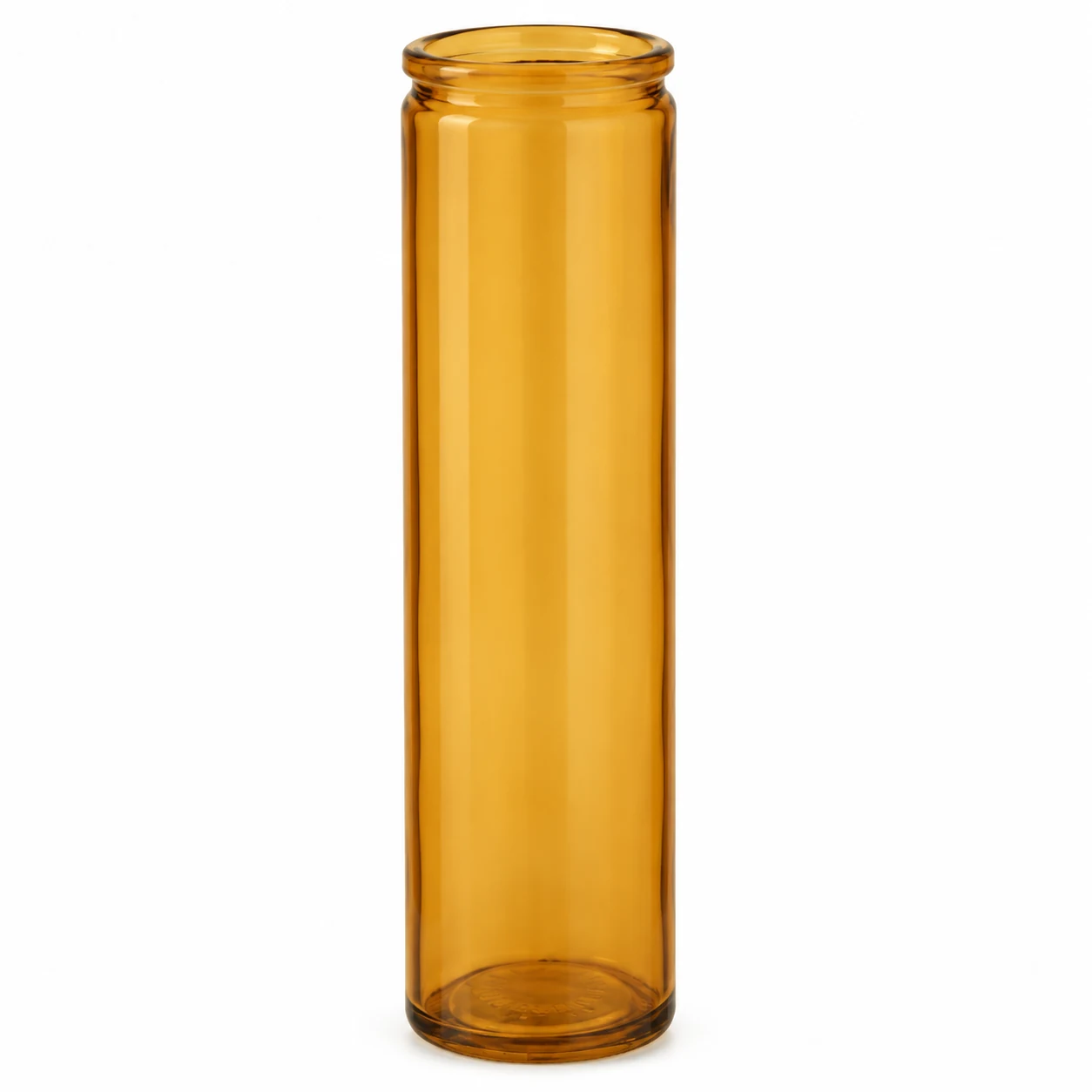 400ml Tall Cylindrical Glass Candle Jar - VSS-CJ-035 — amber