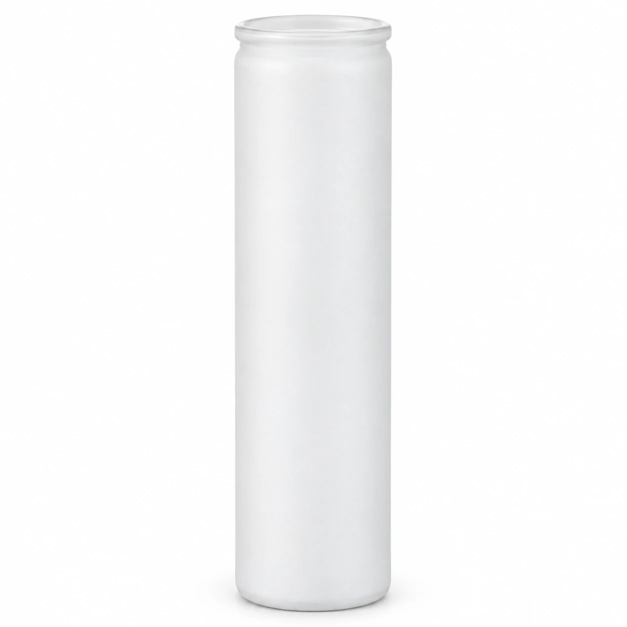400ml Tall Cylindrical Glass Candle Jar - VSS-CJ-035 — white