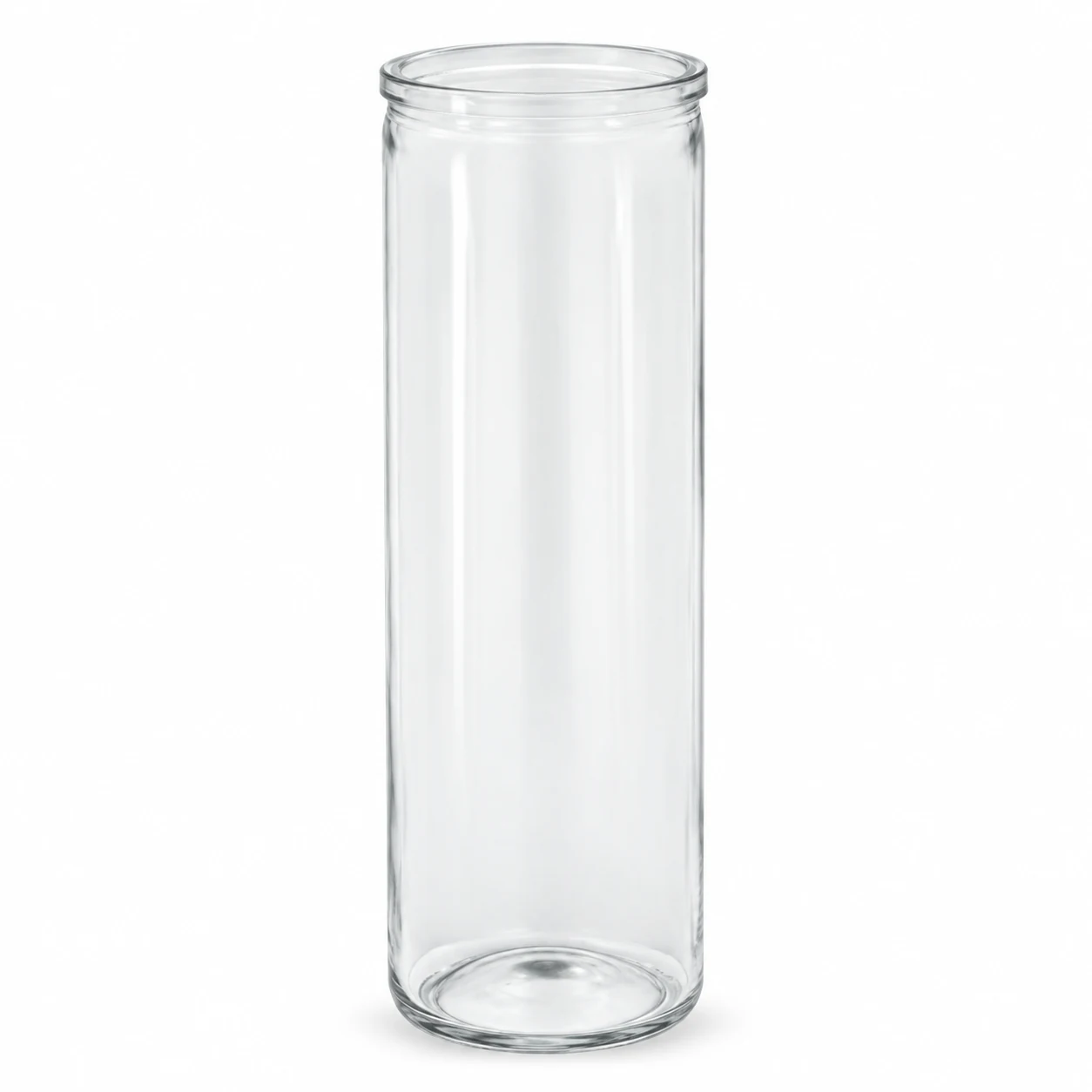 450ml Tall Cylindrical Glass Candle Jar - VSS-CJ-036 — clear