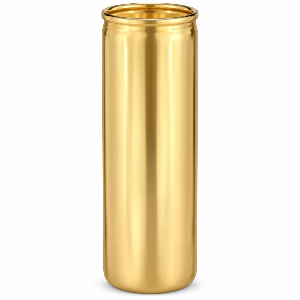 450ml Tall Cylindrical Glass Candle Jar - VSS-CJ-036 — gold