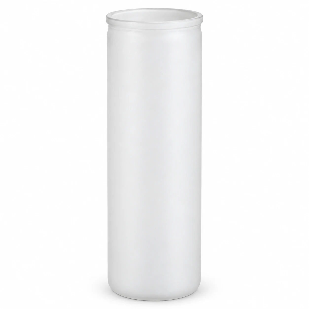 450ml Tall Cylindrical Glass Candle Jar - VSS-CJ-036 — white