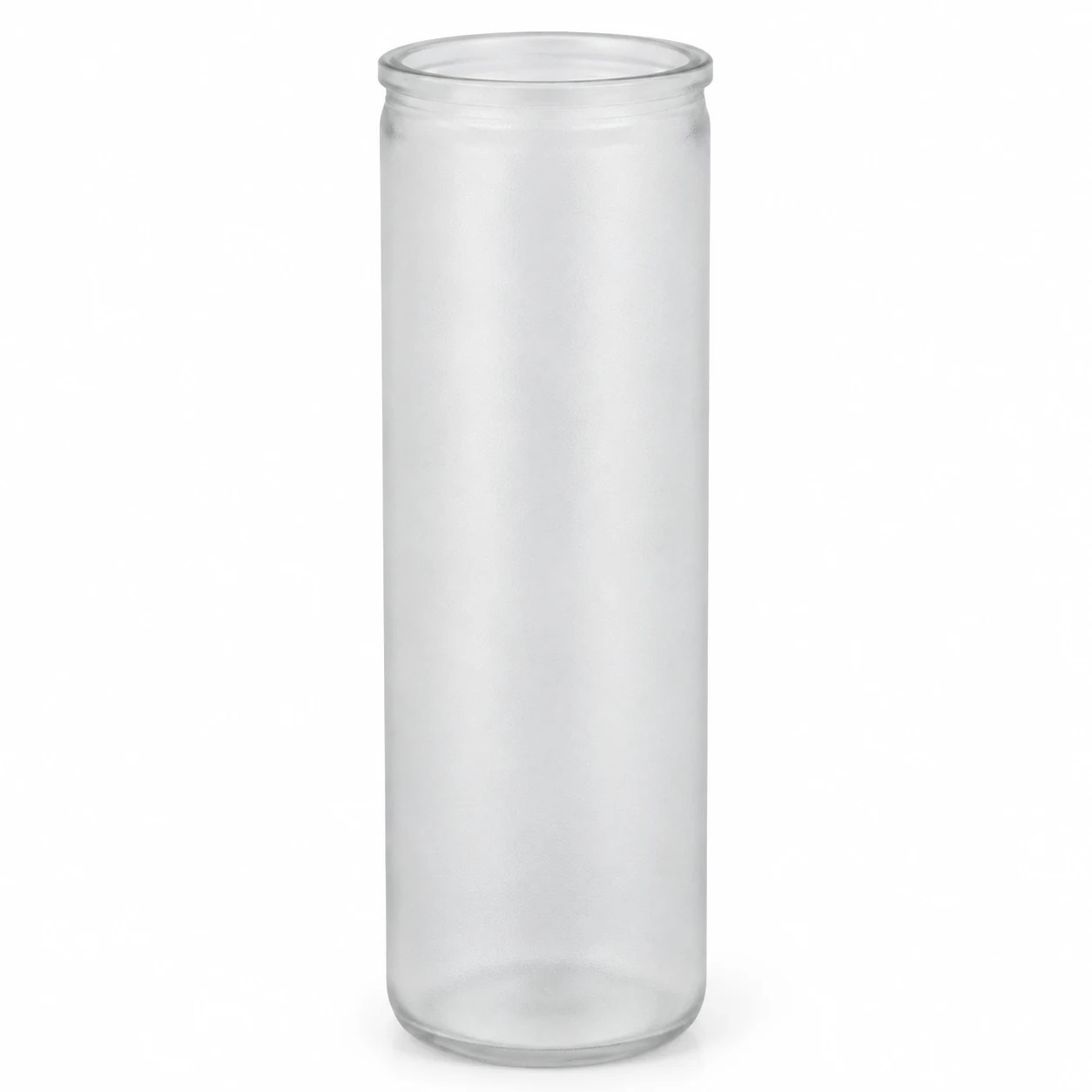 450ml Tall Cylindrical Glass Candle Jar - VSS-CJ-036 — frosted