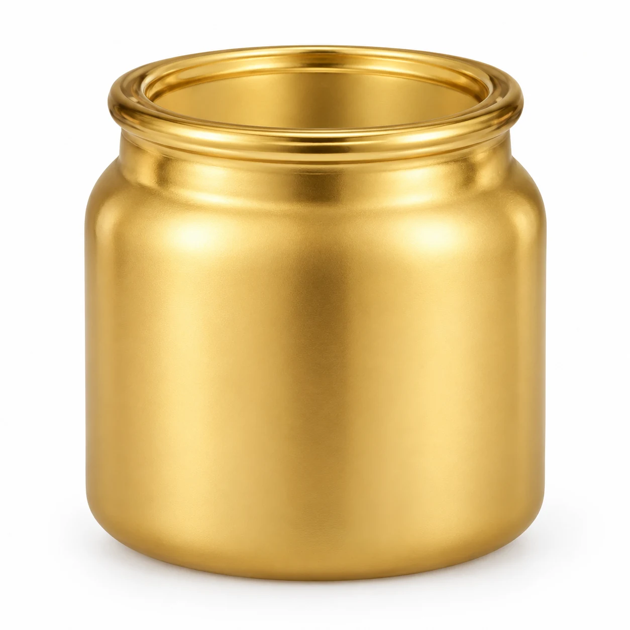 120ml Round Glass Candle Jar - VSS-CJ-037 — gold