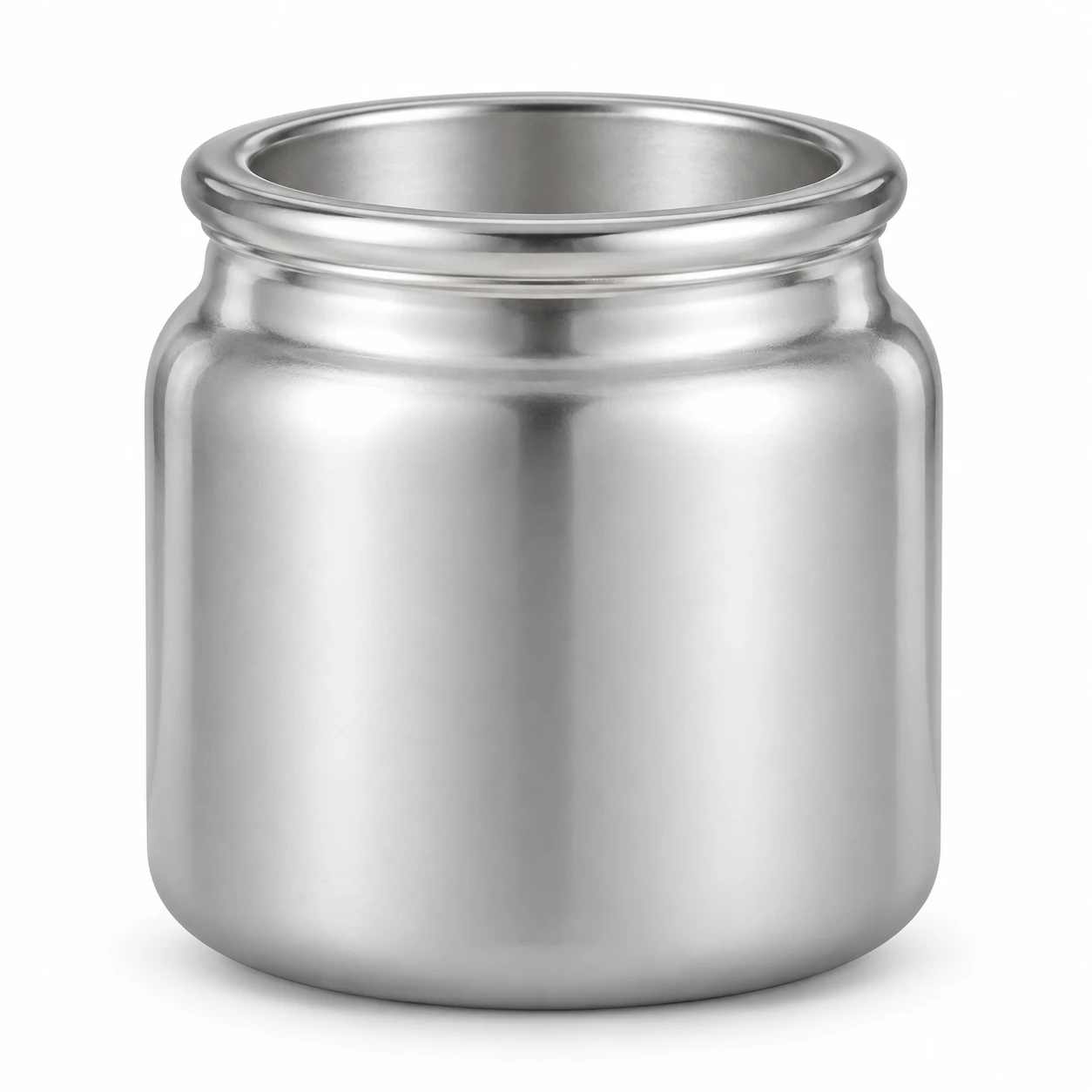 120ml Round Glass Candle Jar - VSS-CJ-037 — silver