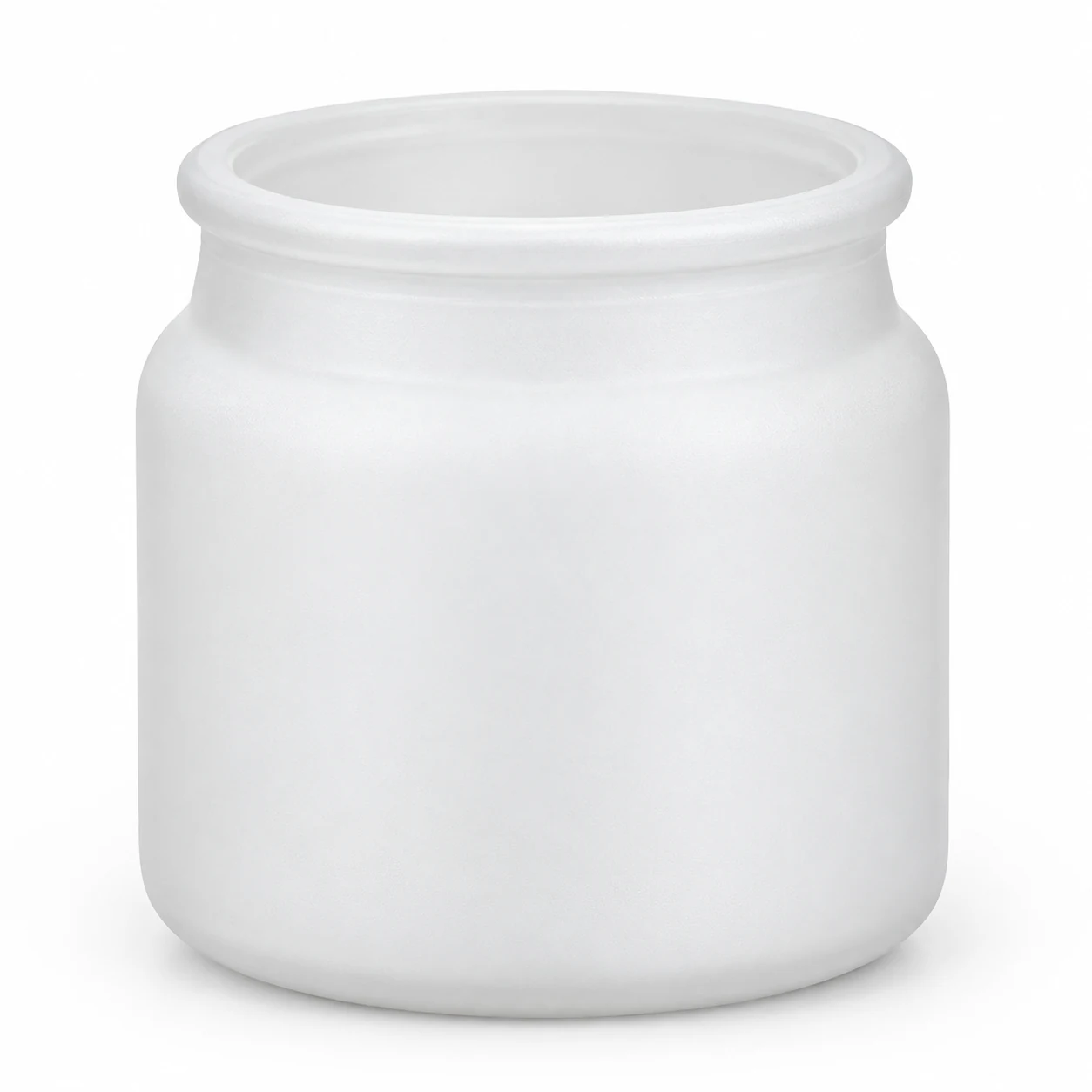 120ml Round Glass Candle Jar - VSS-CJ-037 — white