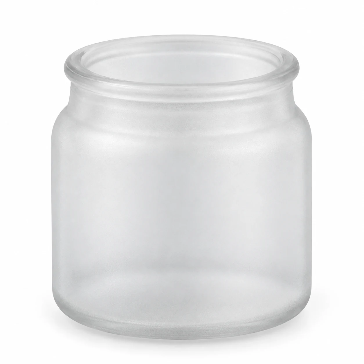 120ml Round Glass Candle Jar - VSS-CJ-037 — frosted