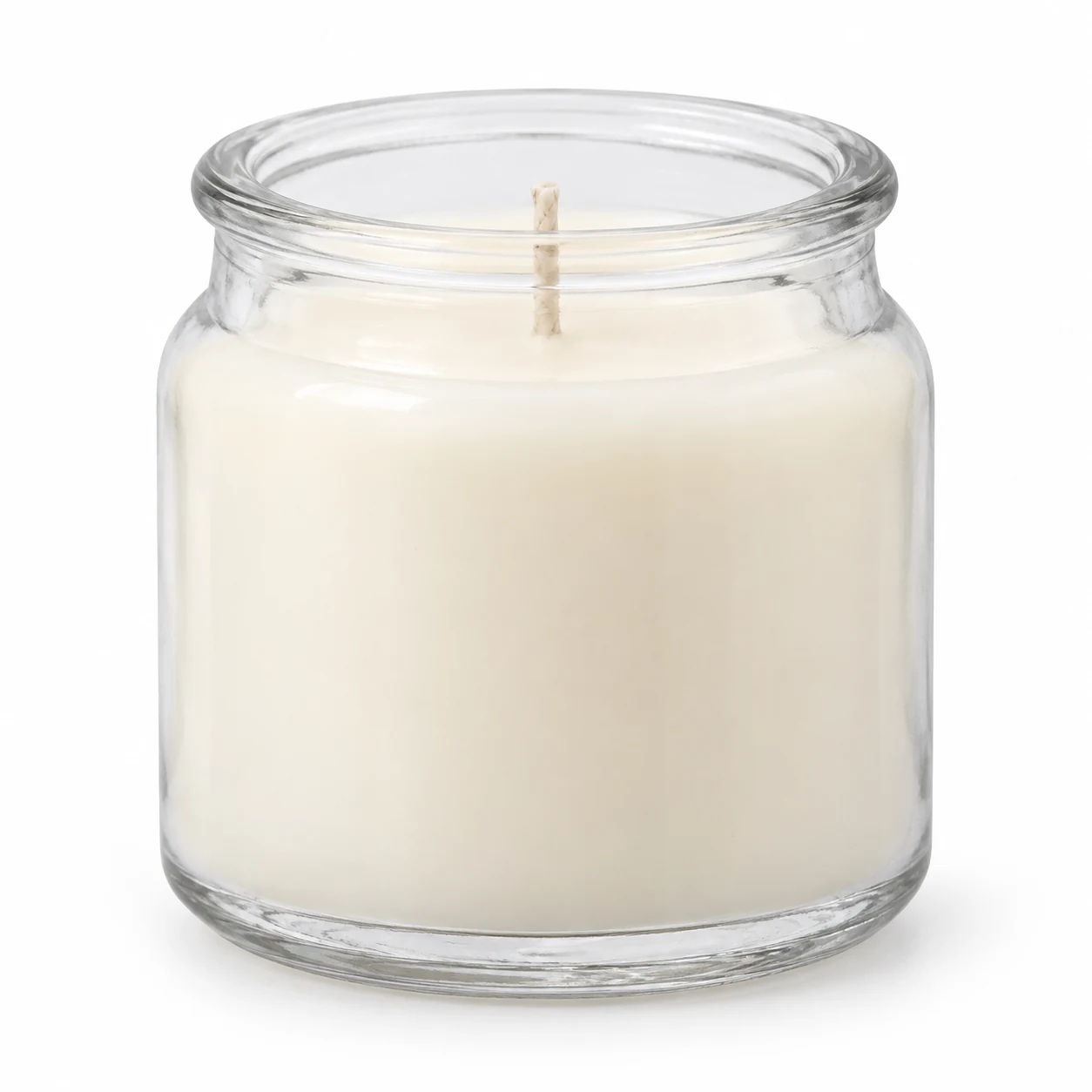 120ml Round Glass Candle Jar - VSS-CJ-037 — clear wax