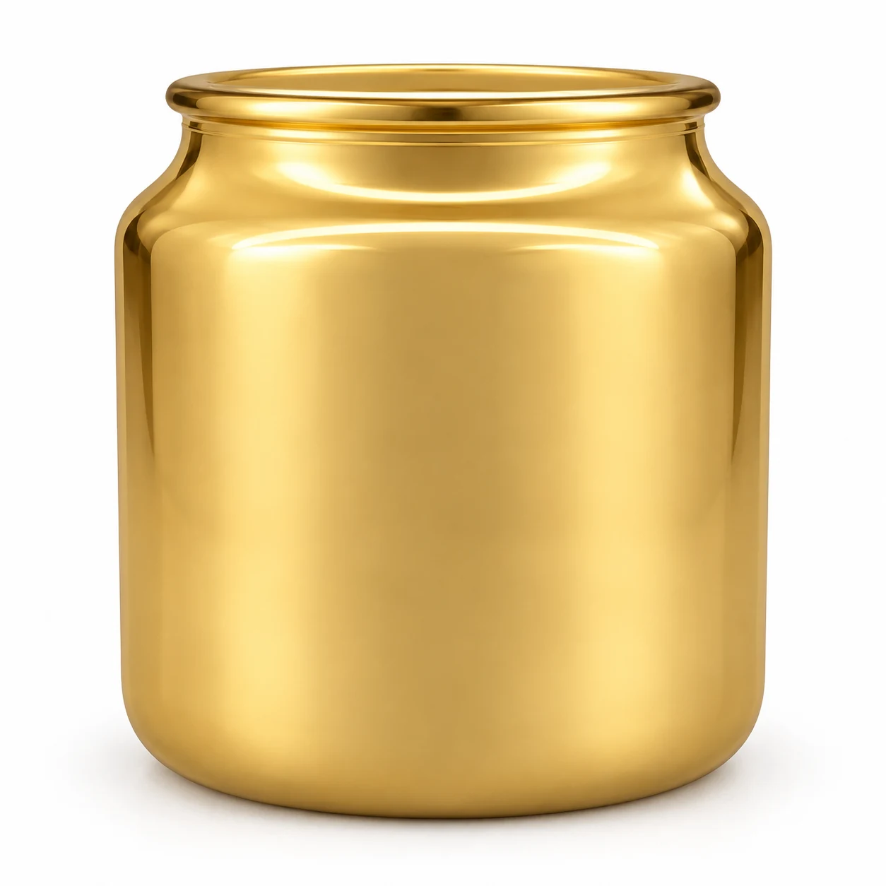 600ml Round Glass Candle Jar - VSS-CJ-040 — gold