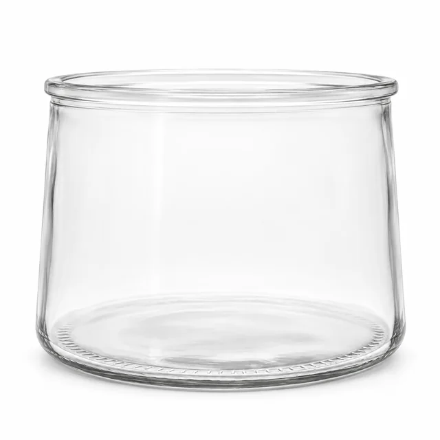 750ml Wide Round Glass Candle Jar - VSS-CJ-041 — clear