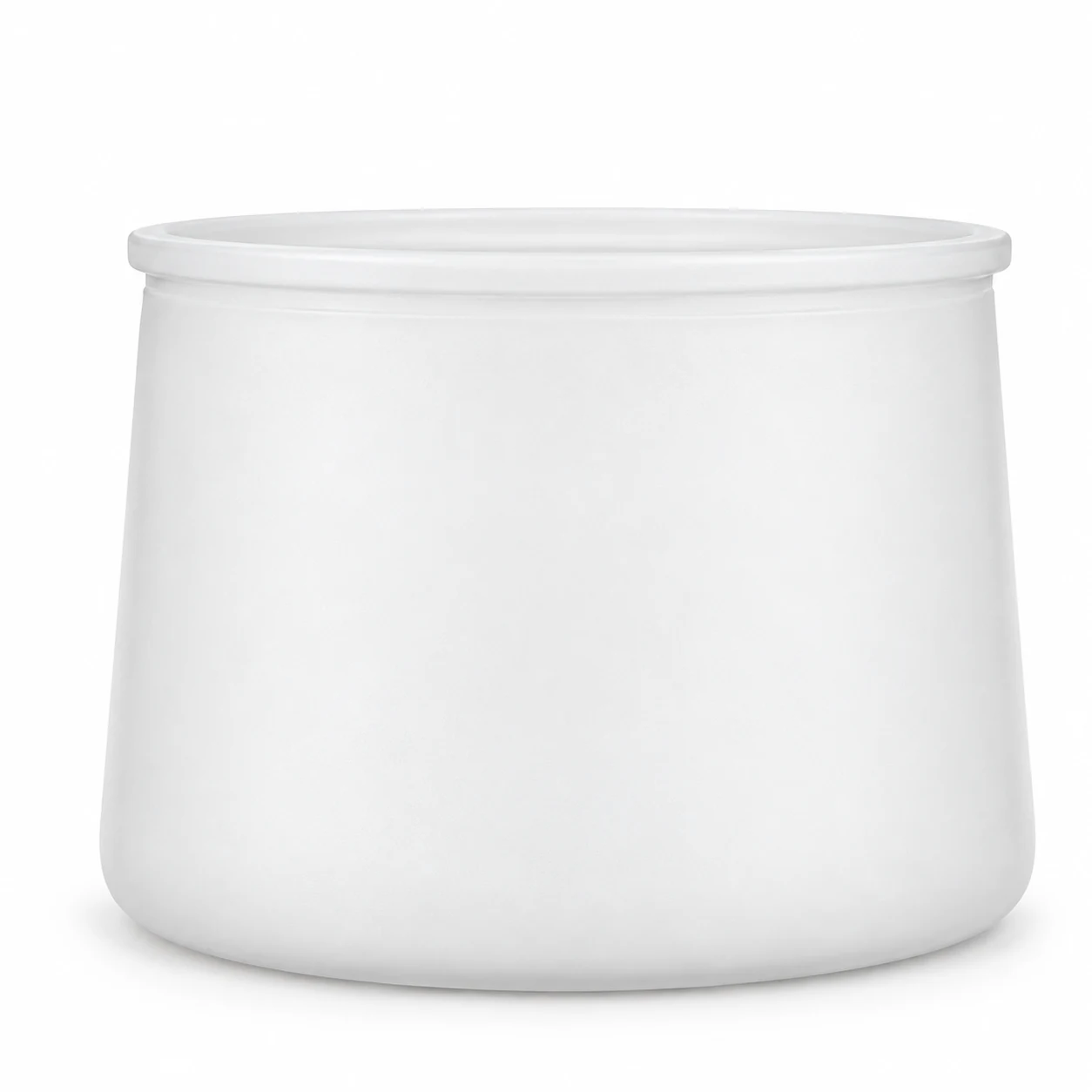 750ml Wide Round Glass Candle Jar - VSS-CJ-041 — white