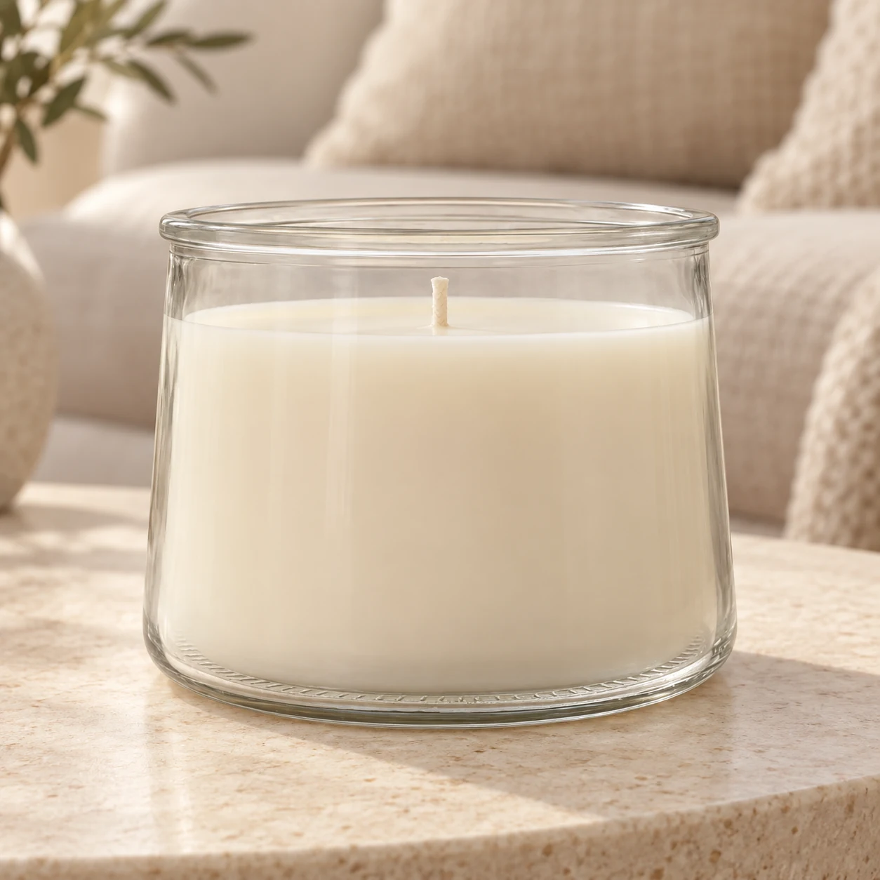 750ml Wide Round Glass Candle Jar - VSS-CJ-041 — lifestyle 01