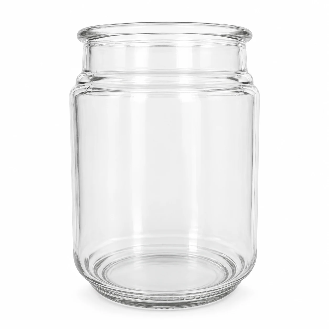 775ml Round Glass Candle Jar - VSS-CJ-042 — clear