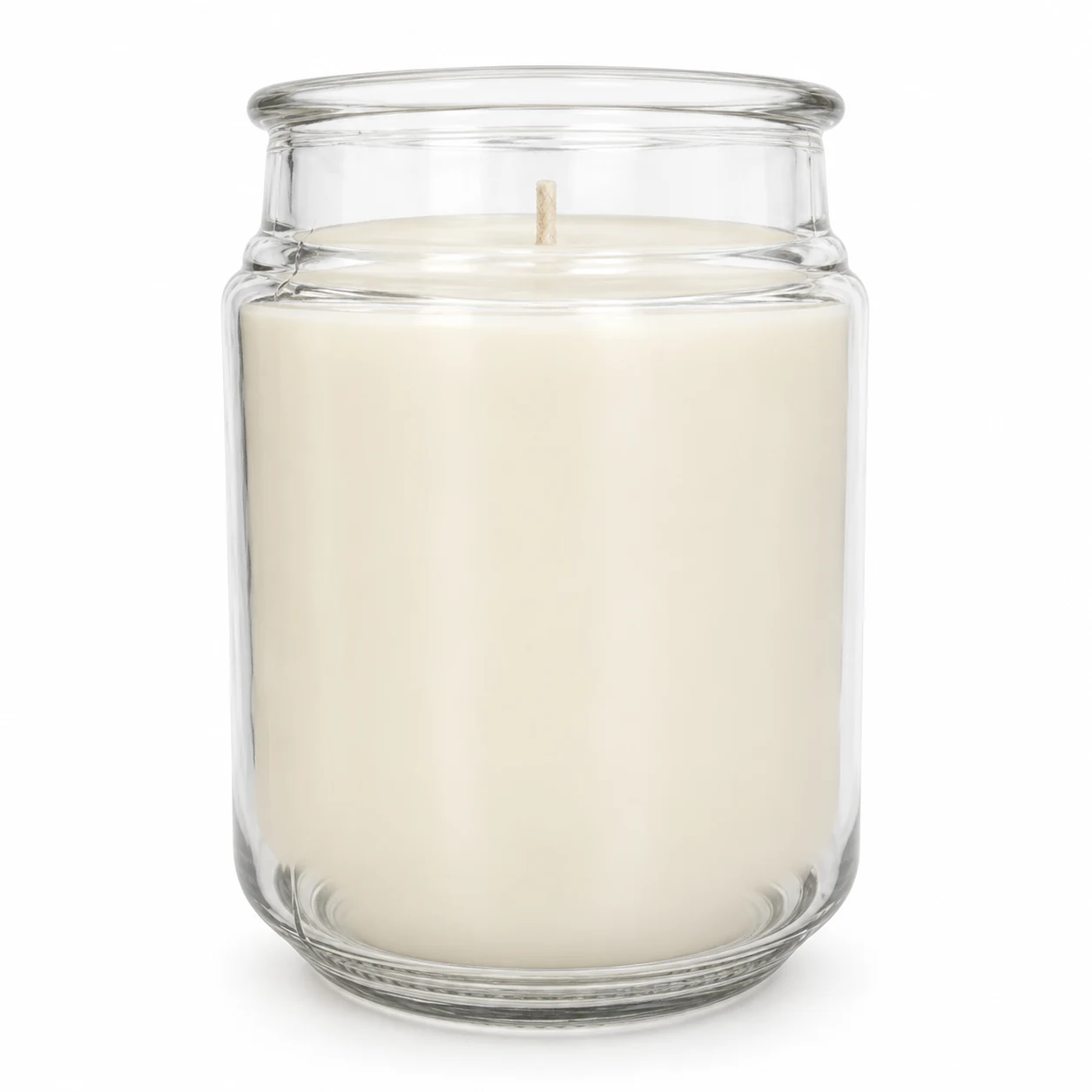775ml Round Glass Candle Jar - VSS-CJ-042 — clear wax