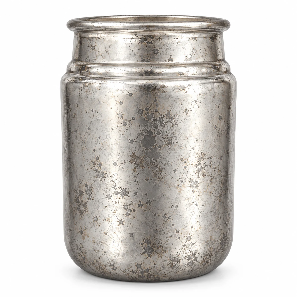 775ml Round Glass Candle Jar - VSS-CJ-042 — silver corroded