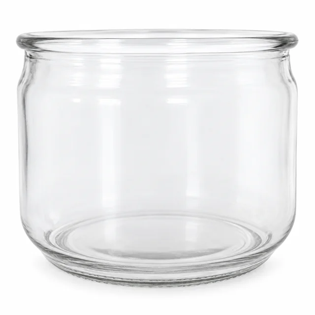 750ml Round Glass Candle Jar - VSS-CJ-043 — clear