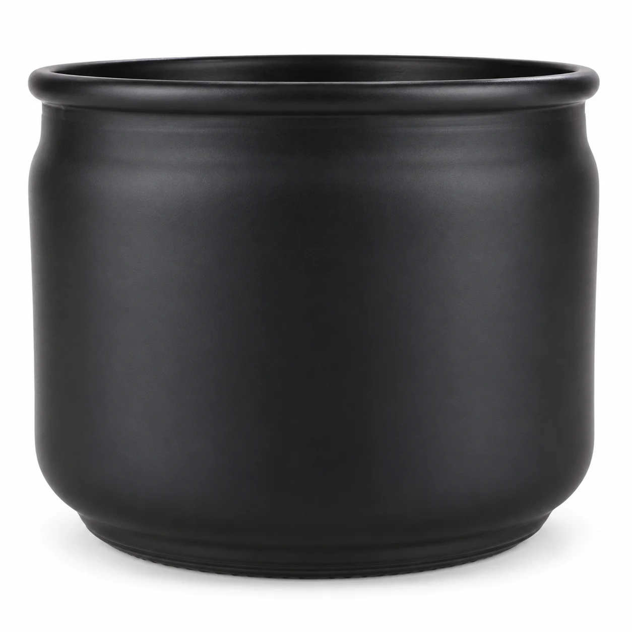750ml Round Glass Candle Jar - VSS-CJ-043 — black