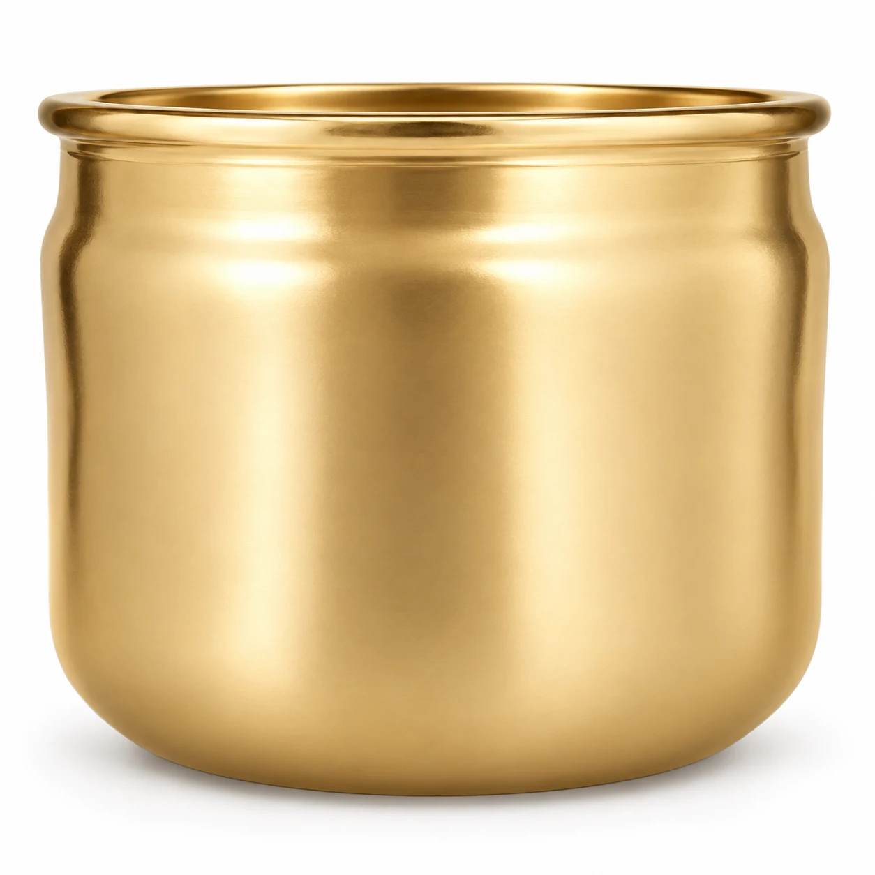 750ml Round Glass Candle Jar - VSS-CJ-043 — gold