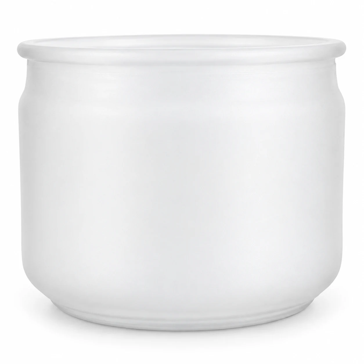 750ml Round Glass Candle Jar - VSS-CJ-043 — white