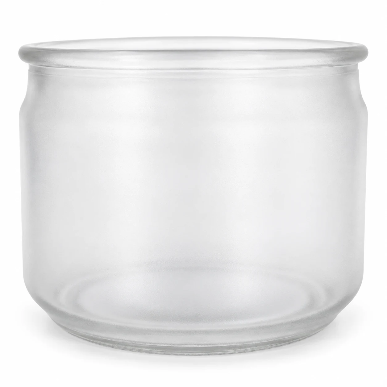 750ml Round Glass Candle Jar - VSS-CJ-043 — frosted