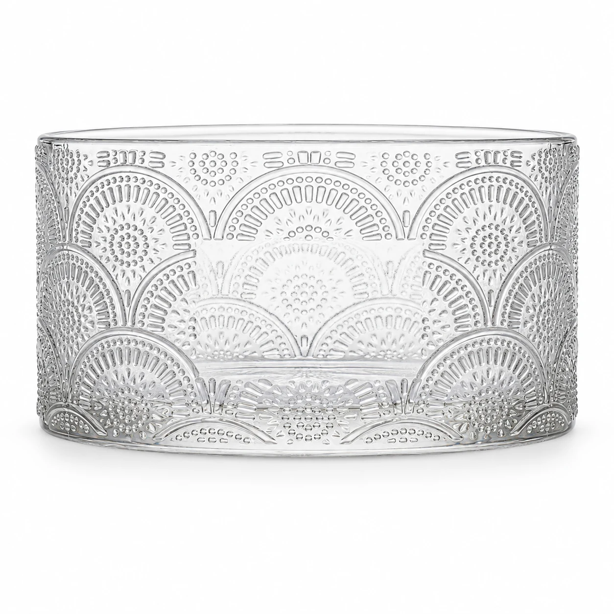 Textured & Patterned Jars clear glass reference