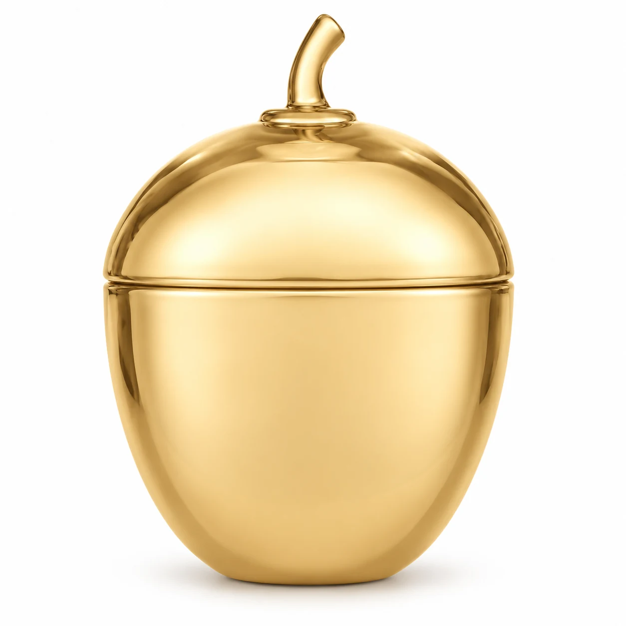 360ml Acorn-Shaped Glass Candle Jar with Lid - VSS-CJ-075 — gold