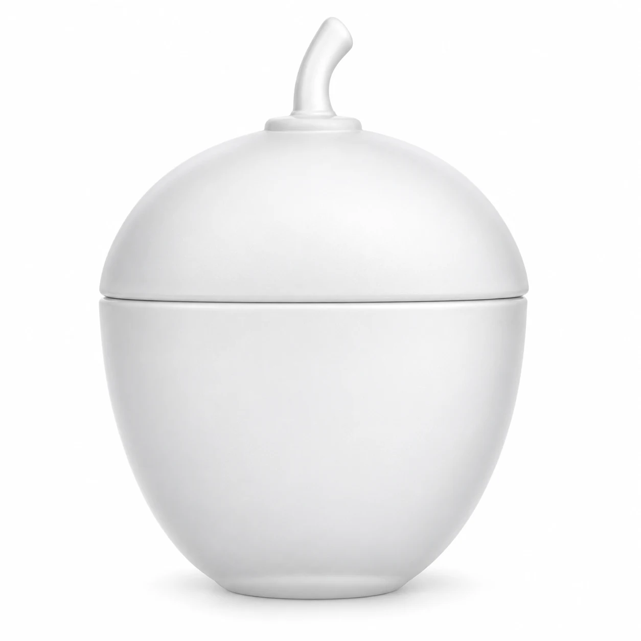 360ml Acorn-Shaped Glass Candle Jar with Lid - VSS-CJ-075 — white
