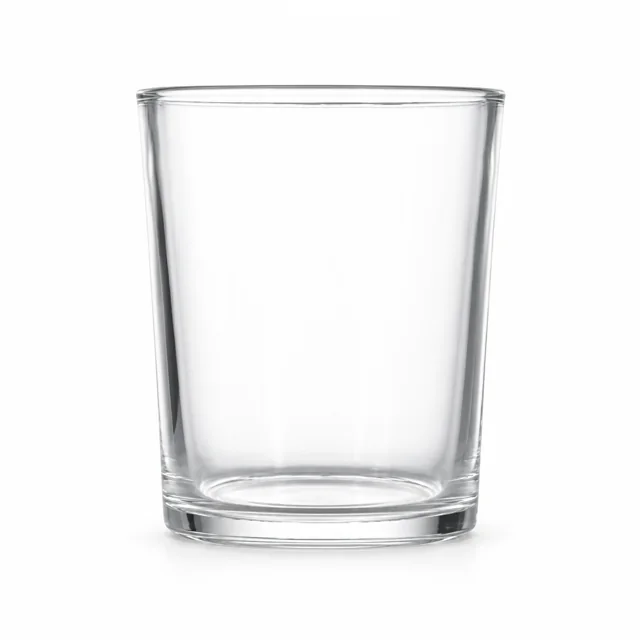 140ml Tapered Glass Candle Jar - VSS-CJ-212 — clear