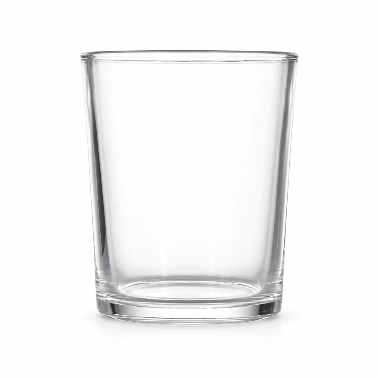 140ml Tapered Glass Candle Jar - VSS-CJ-212 — clear