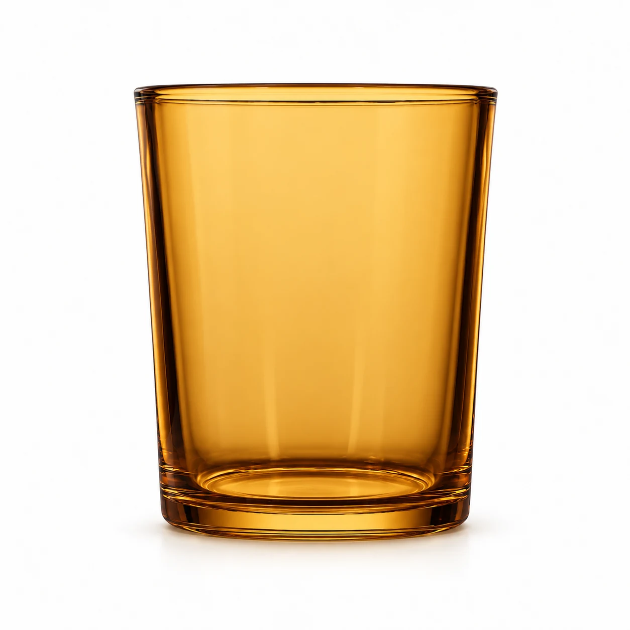 140ml Tapered Glass Candle Jar - VSS-CJ-212 — amber