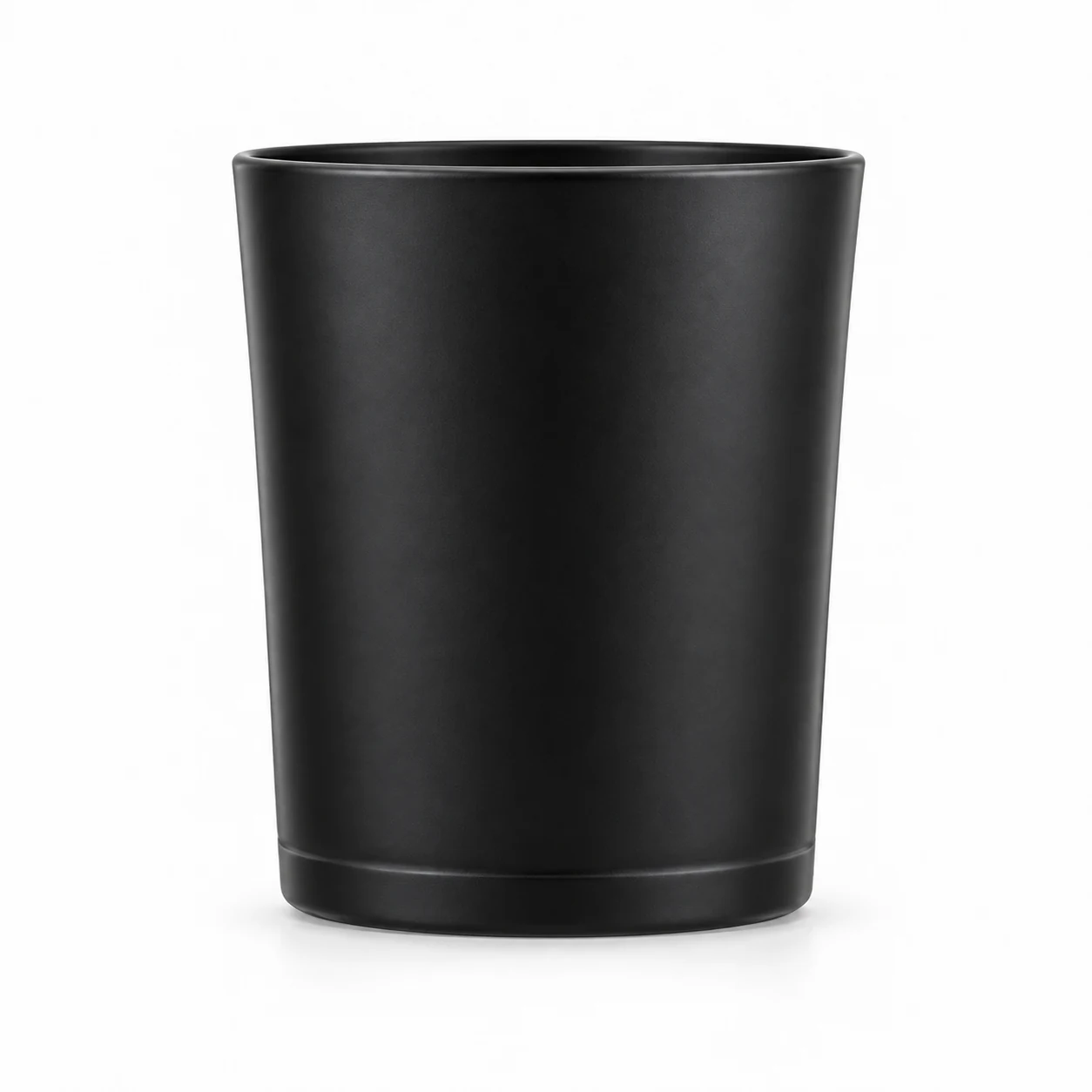 140ml Tapered Glass Candle Jar - VSS-CJ-212 — black