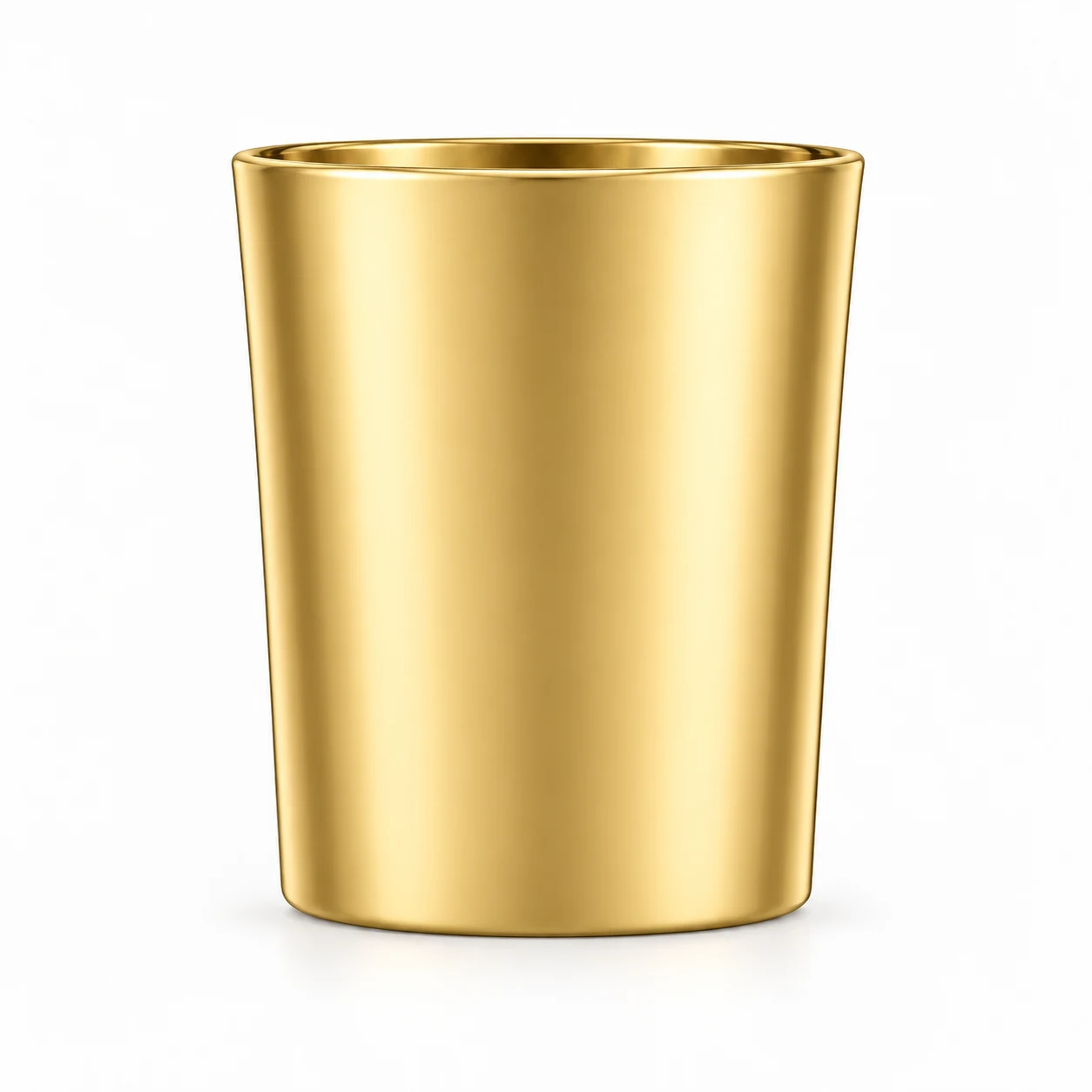 140ml Tapered Glass Candle Jar - VSS-CJ-212 — gold