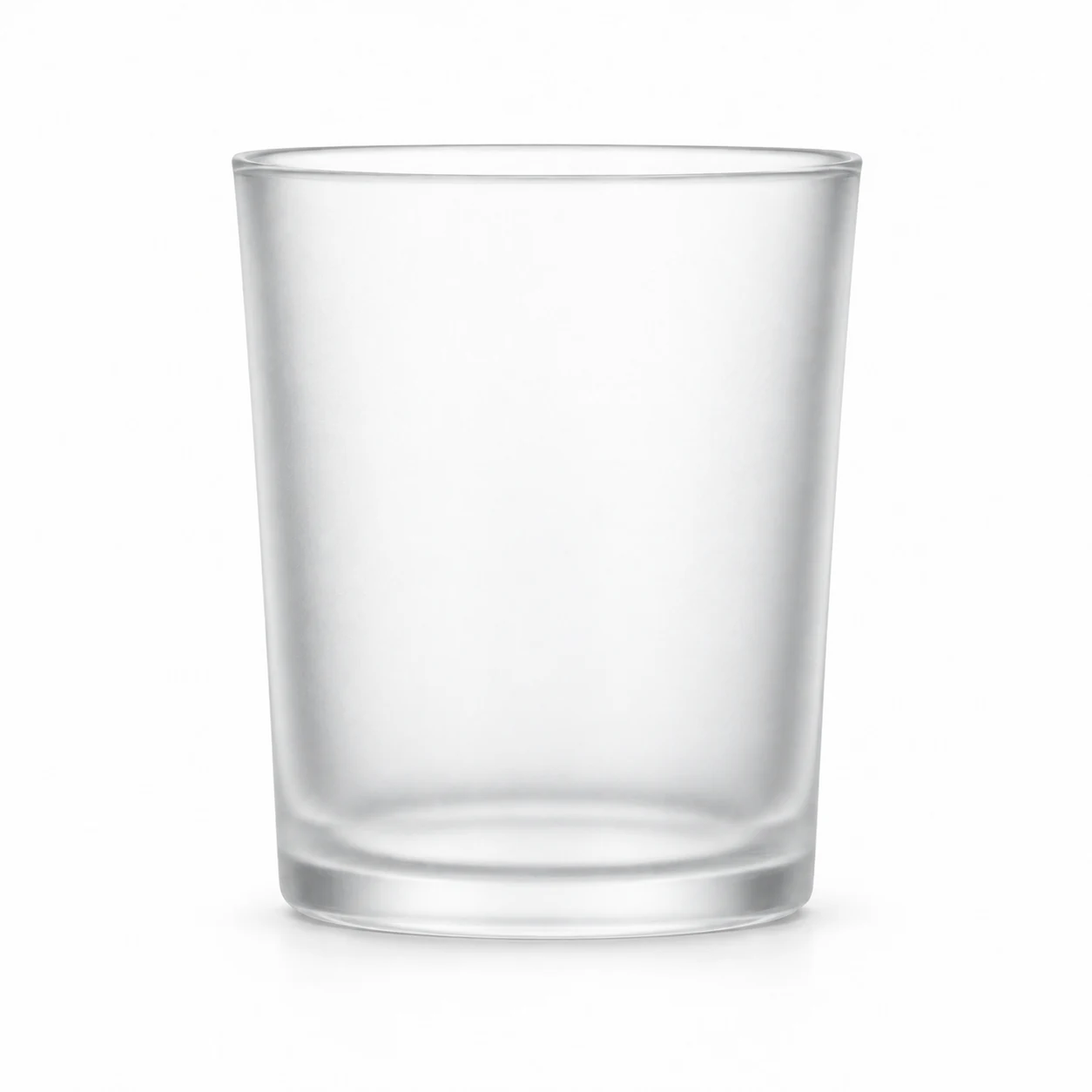 140ml Tapered Glass Candle Jar - VSS-CJ-212 — frosted