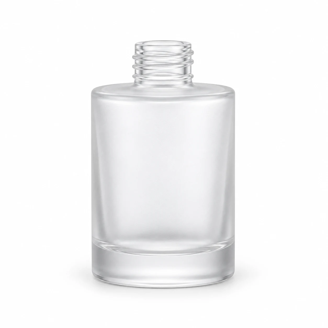 150ml Amber Cylinder Glass Reed Diffuser Bottle — frosted white