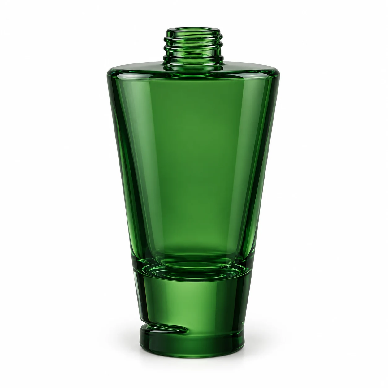 200ml Black Tapered Glass Reed Diffuser Bottle — dark green exterior color